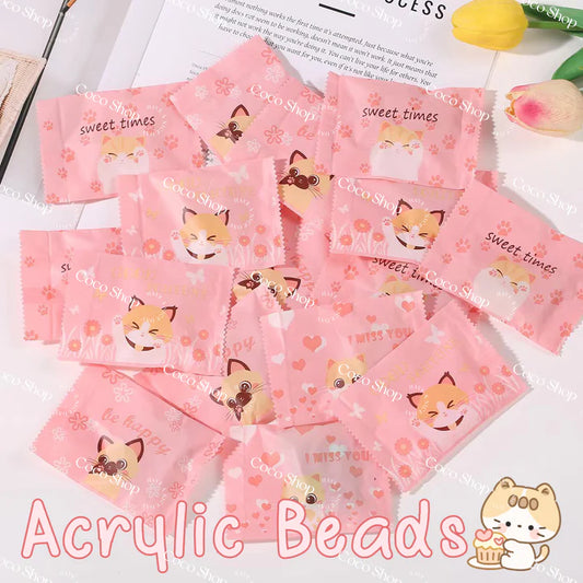 Acrylic Beads Lucky Bags - Open in Live - for Beaded Pen Chain DIY